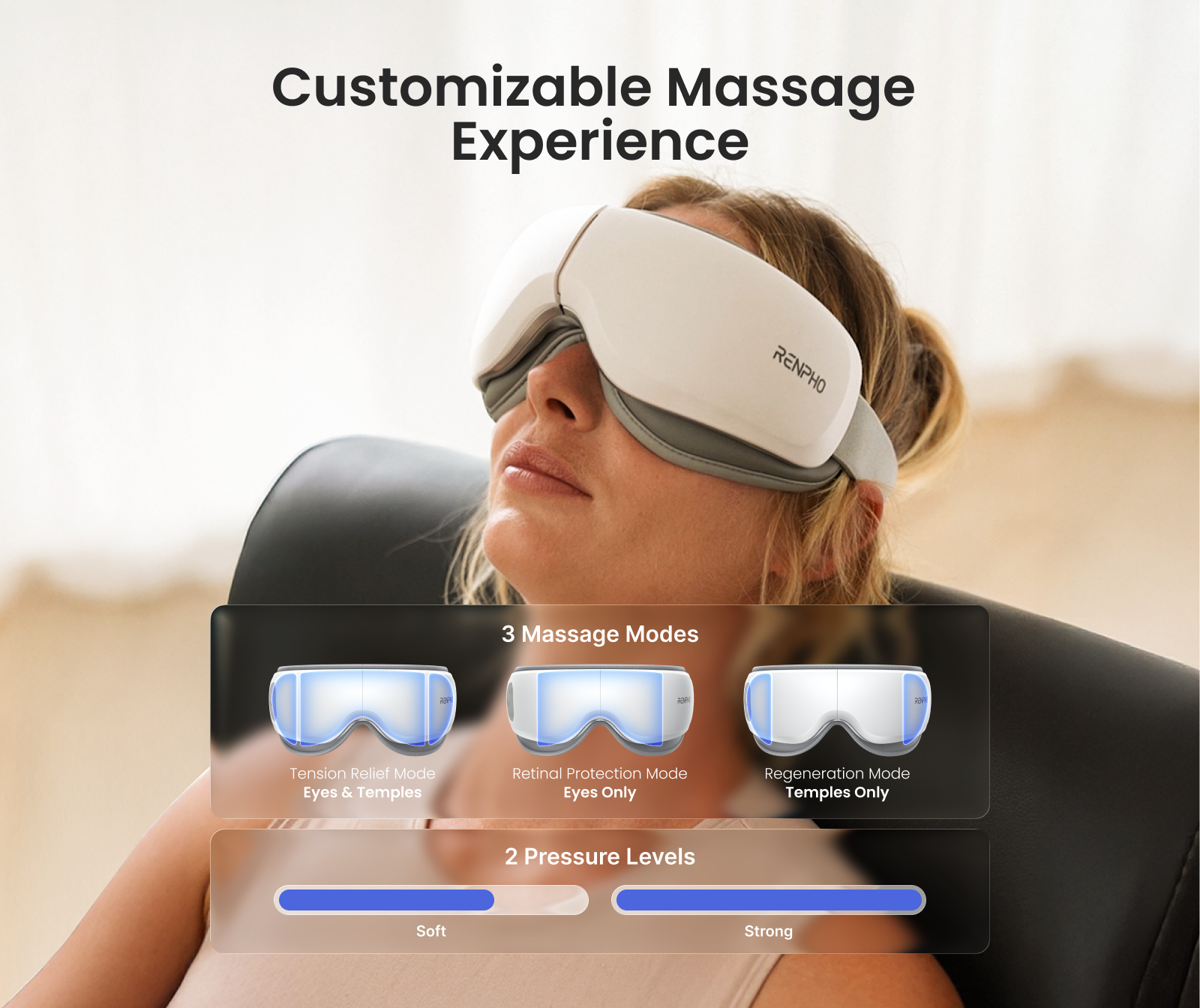 vez eye’s/pain/oneself/4 Eyeris Zen Eye Massager | Quiet Heat & Compression – RENPHO US
