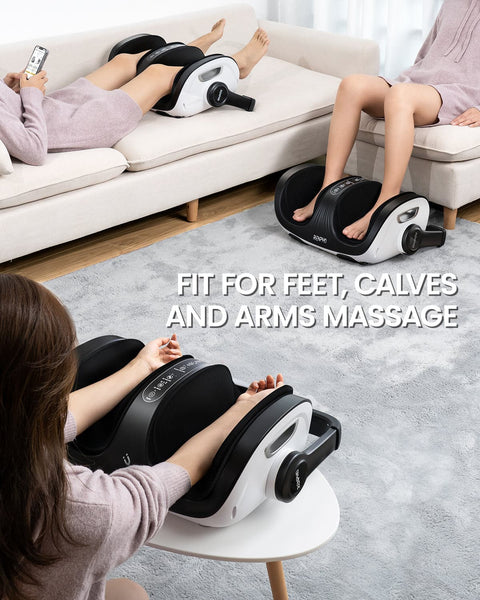 Foot and calf massager with deals heat