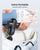 An image shows a close-up of a person placing the Renpho Active Massage Gun into a white bag. Text at the top reads "Extra Portable" and "Massage anytime, anywhere." A smaller inset image details the dimensions of the Active Massage Gun: 7.3 inches in height, 5.8 inches in width, and 2.3 inches in depth—ideal for deep tissue massage and muscle pain.